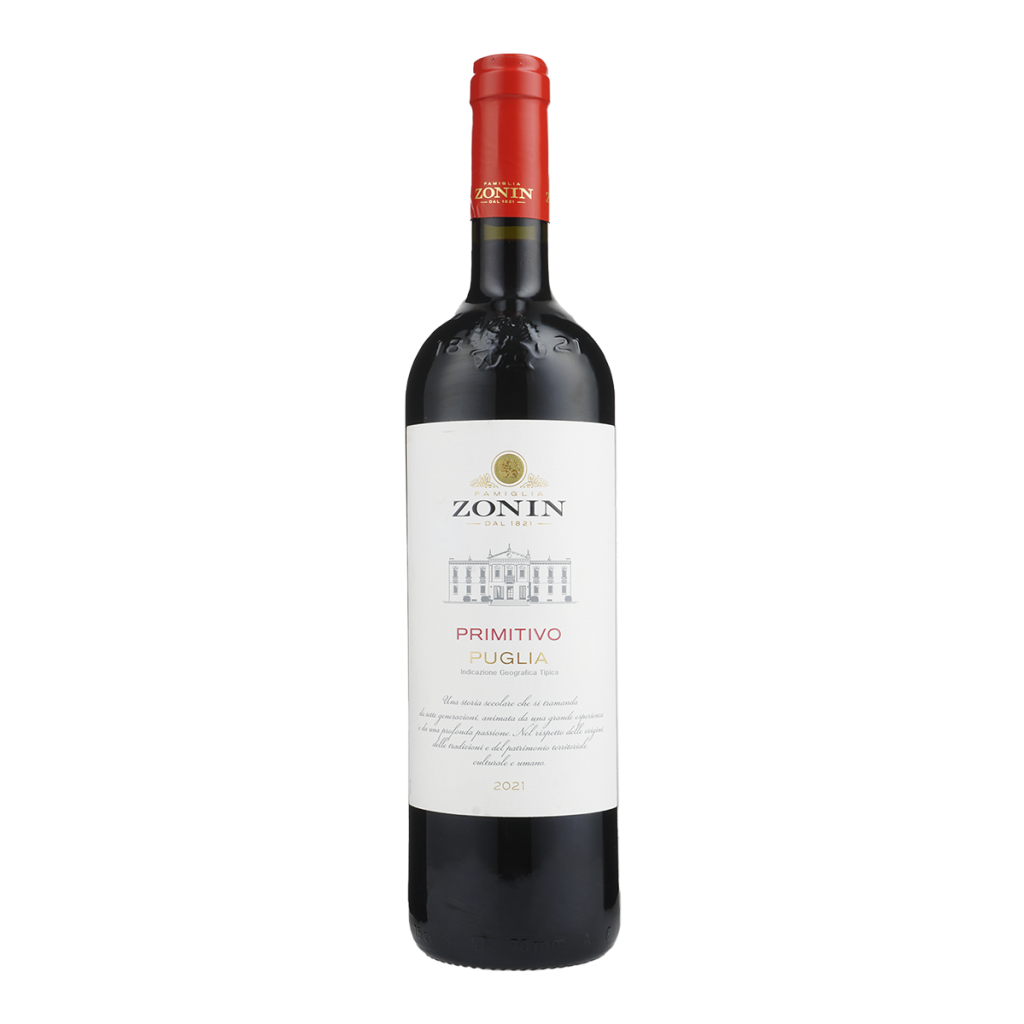 Primitivo Puglia IGT, polosuché, Zonin