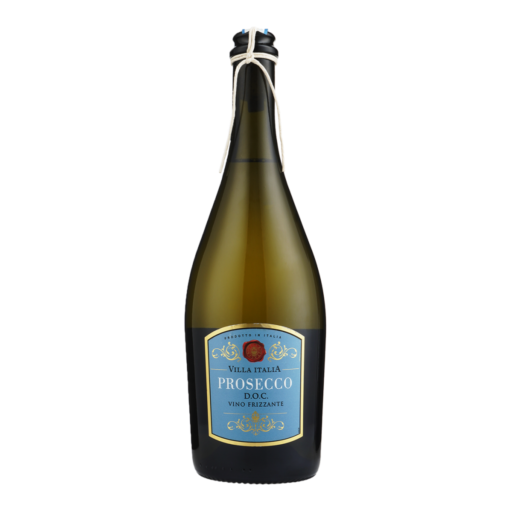 Prosecco Spago DOC, Villa Italia, biele, perlivé, polosuché