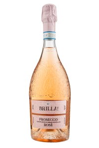 Brilla Rosé Prosecco Spumante, Extra Dry